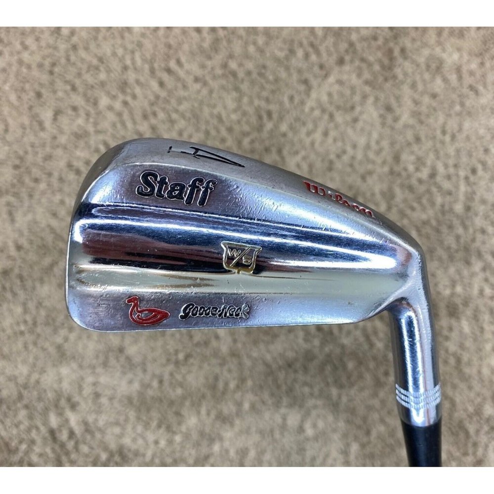 Wilson Staff Goose Neck 4 Iron‎ - Dyna-Step Black Flex Steel Shaft - Mens RH